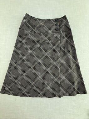 Classic Plaid A-Line High Waist Skirt